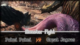 Mhw Pukei Pukei Vs Great Jagras 4K