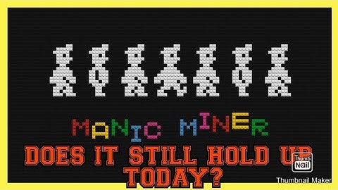 MANIC MINER...DOES IT STILL HOLD UP TODAY?  zx spectrum game review #retrogaming #nostalgia