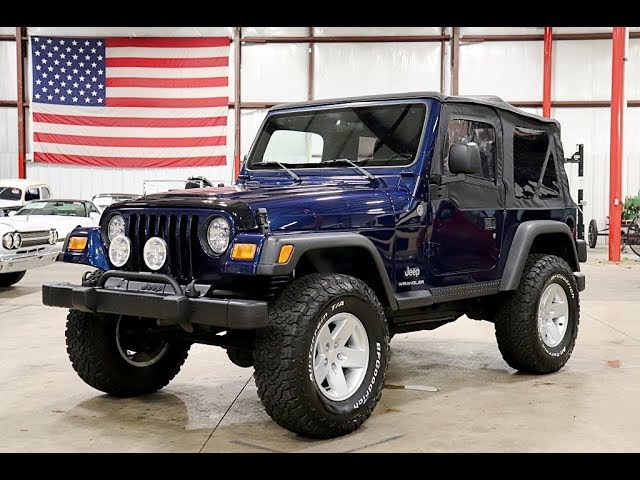 2005 Jeep Wrangler Blue - YouTube