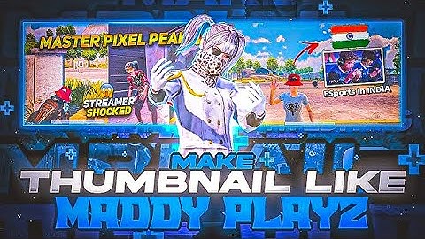 𝗛𝗼𝘄 𝘁𝗼 𝗺𝗮𝗸𝗲 𝘁𝗵𝘂𝗺𝗯𝗻𝗮𝗶𝗹 𝗹𝗶𝗸𝗲 𝗺𝗮𝗱𝗱𝘆 𝗽𝗹𝗮𝘆𝘇✔️🔥 #bgmi