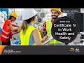 TasTAFE BSB41419 Certificate IV in Work Health and Safety (November 2021)