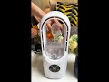 Portable AC Fan with Water Mist ❄️🔥 Mini Air Cooler for Indian Summer 🇮🇳 | USB Bladeless Fan