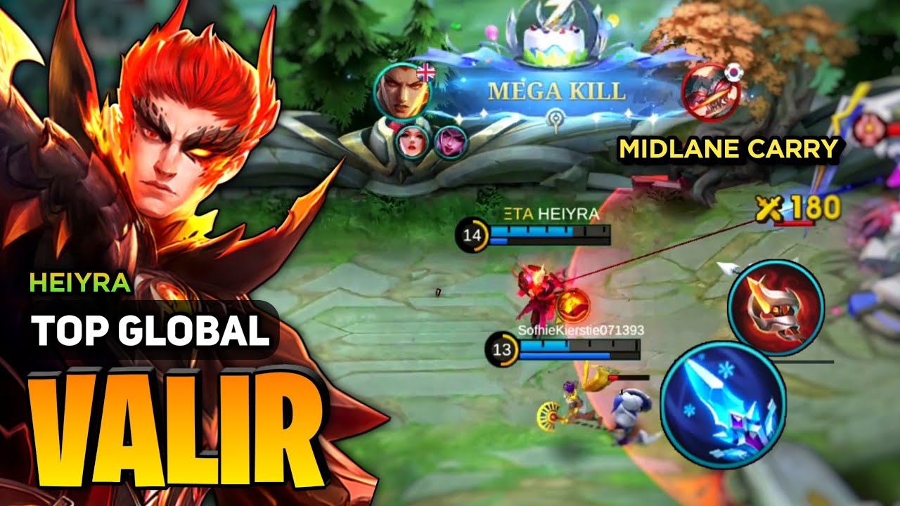 Valir Best Build 2024 [ Valir Top Global Gameplay ] Mobile Legends