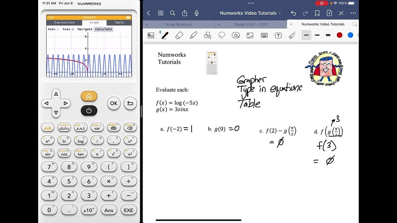 Working with matrices is a breeze with the NumWorks graphing calculator!  Check it out for yourself: #MTBoS #iteachmath, By NumWorks