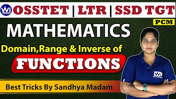 MATHEMATICS | Functions | OSSTET/LTR/ SSD TGT (PCM) #ssd #ltr #rht