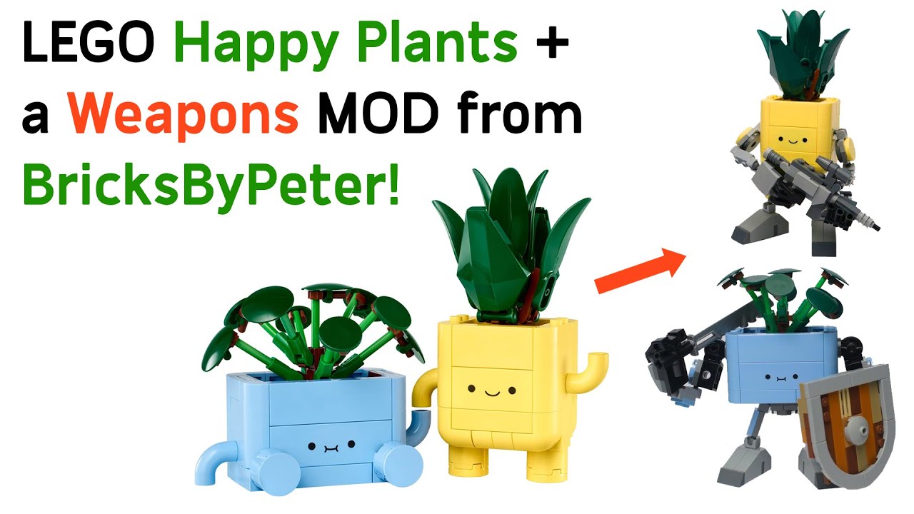 Episode 134: LEGO Happy Plants + MOCs by BricksByPeter - YouTube