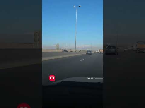 آلودگی هوای شهر تهران از نمای جاده ساوه