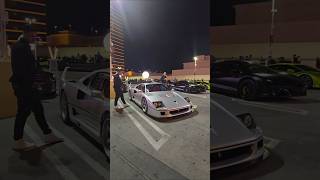 SILVER FERRARI F40 LAS VEGAS | Bad Blonde #car #history