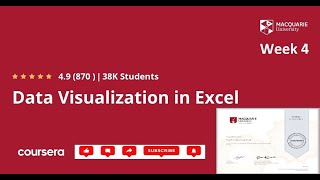 Data Visualization in Excel | Week 4 | Data Analytics in Excel | Coursera | Free Certification