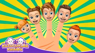 Parmak Ailesi Eğlenceli Çocuk Şarkısı Kuzucuklar Kulübü Bebek Şarkıları