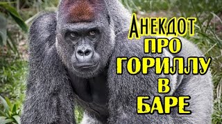 Анекдот Про Гориллу В Баре. Прикольный Анекдот. Ржака.