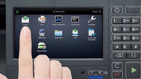 Lexmark Print and Scan—Printing and Scanning for 4.3-, 7-, and 10-inch panel printer models