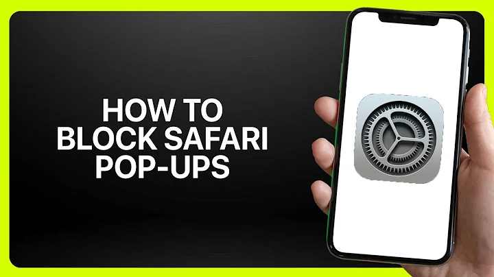 How To Block Safari Pop-Ups In iPhone Settings 2025! Tutorial