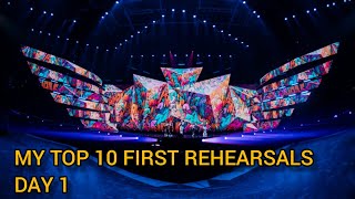 Junior Eurovision 2023 First Rehearsals Day 1 - My Top 10