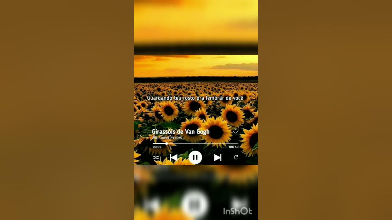 Girassóis de Van Gogh - Mariana Froes - Status 🎶