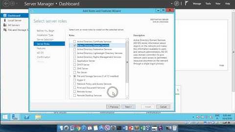 Installing Active Directory Domain Services Role in Windows Server 2012