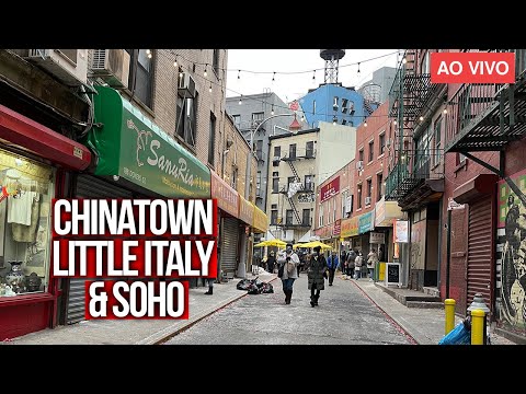 🔴 Passeio por Chinatown, Little Italy e SoHo em Nova York