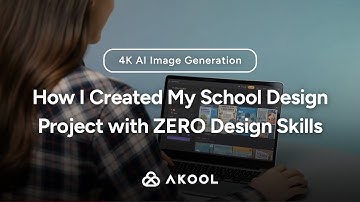 How I Created My School Design Project with ZERO Design Skills | Akool AI Tools Demo 🎨