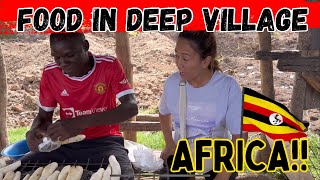THIS IS WHAT THEY EAT 🔥🔥🔥| MUD HUTS 🛖 DISTRICT AFRICA, UGANDA 🇺🇬 | ROAD-TRIP TO THE VILLAGE