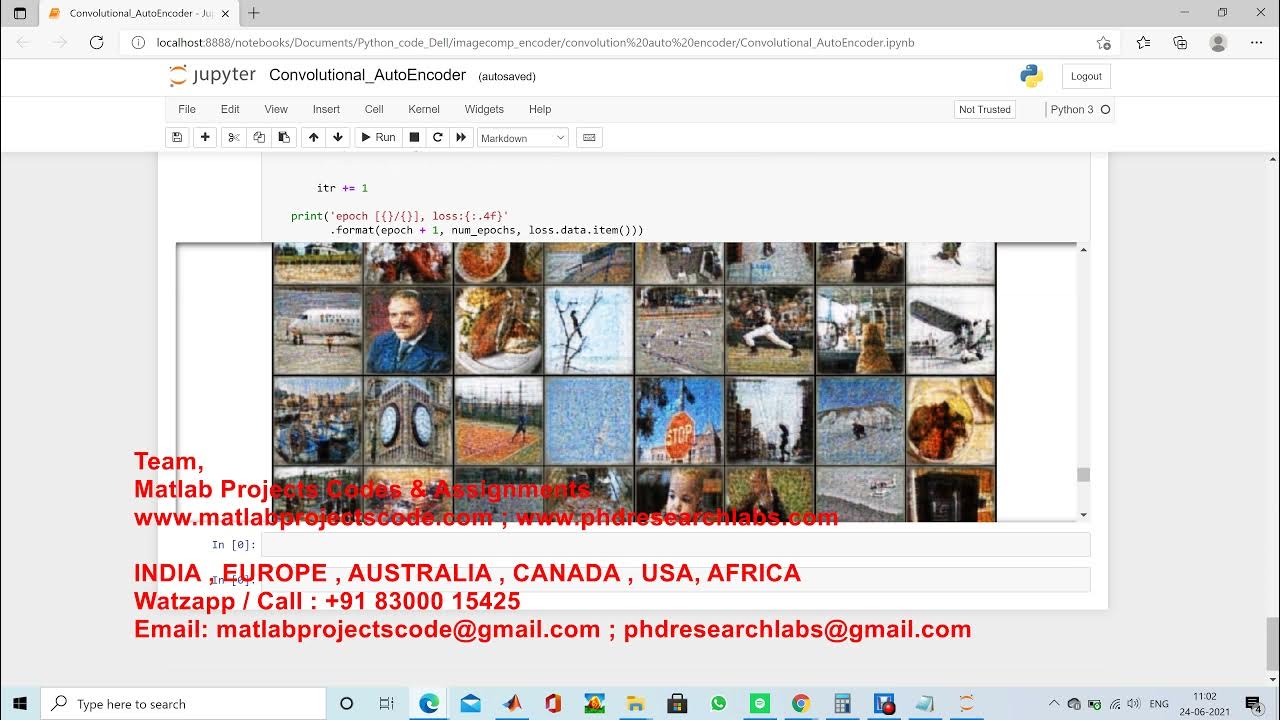 IMAGE COMPRESSION | Convolutional AutoEncoder | www.matlabprojectscode ...