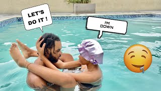 ASKING MY GIRLFRIEND TO DO “IT” IN THE SWIMMING POOL **WENT RIGHT**