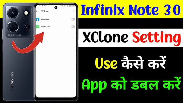 infinix note 30 app clone setting kaise kare | how to app clone setting infinix note 30