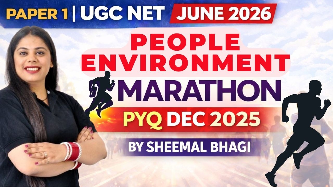 UGC NET JUNE 2026 Paper 1 PEOPLE ENVIRONMENT MARATHON | DEC 2025 PYQ DISCUSSION| | Sheemal MAM #net