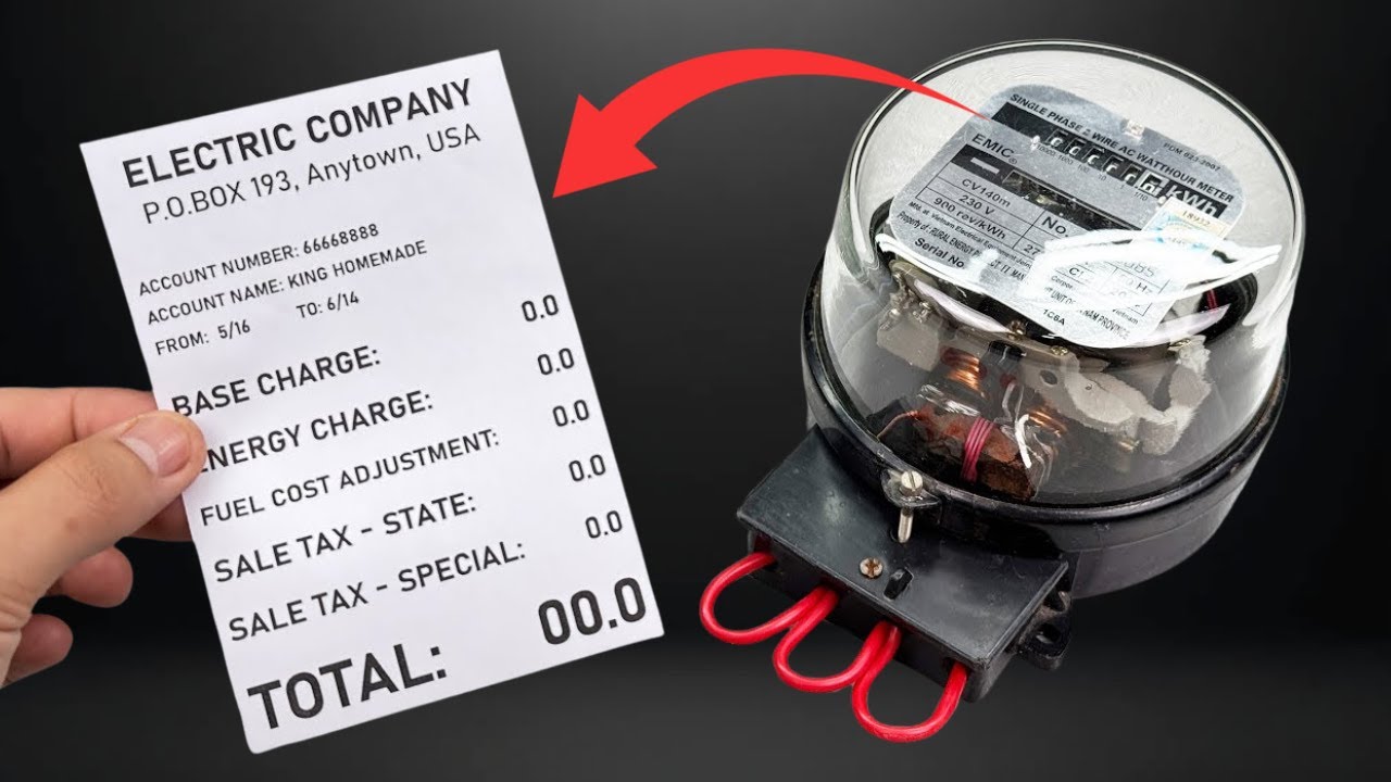 I found Tesla’s invention! A simple way to use free electricity!