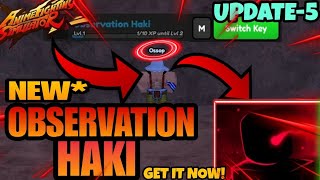 Anime Fighting Simulator X Observation Haki - How to get - Try Hard Guides