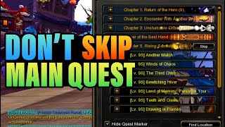 2 Reasons Why You Should NOT SKIP Your MAIN QUEST After Level 95 | Dragon Nest SEA