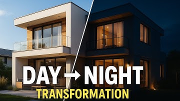 AI Night Shot from Day Shot | Transform Architectural Renders Instantly
