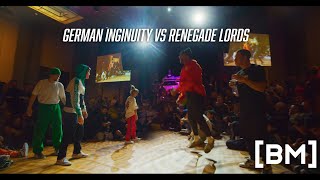 FREESTYLE SESSION 2019 // GERMAN INGENUITY VS RENEGADE LORDS // BBOY MOTIVATION