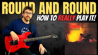 How to REALLY play the Round and Round Riff -  MasterThatRiff! #142