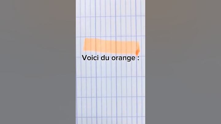 le Stabilo orange est inutile !? voilà pourquoi il est largement possible de s'en passer...