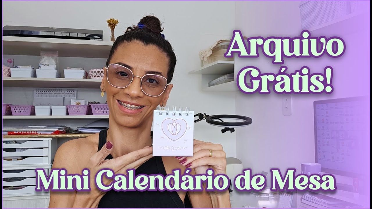 MINI CALENDÁRIO 2025 - ARQUIVO GRÁTIS
