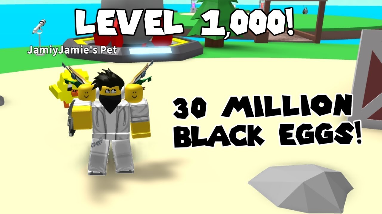 Level 1 000 30 Million Black Eggs Egg Farm Simulator Youtube