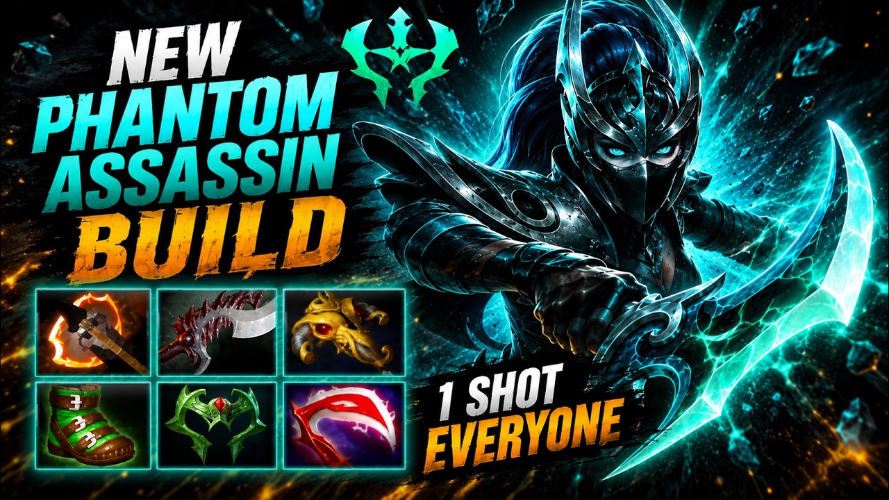 Phantom Assassin Ultra Kill Gameplay ⚔️ | PA One Shot Build - YouTube