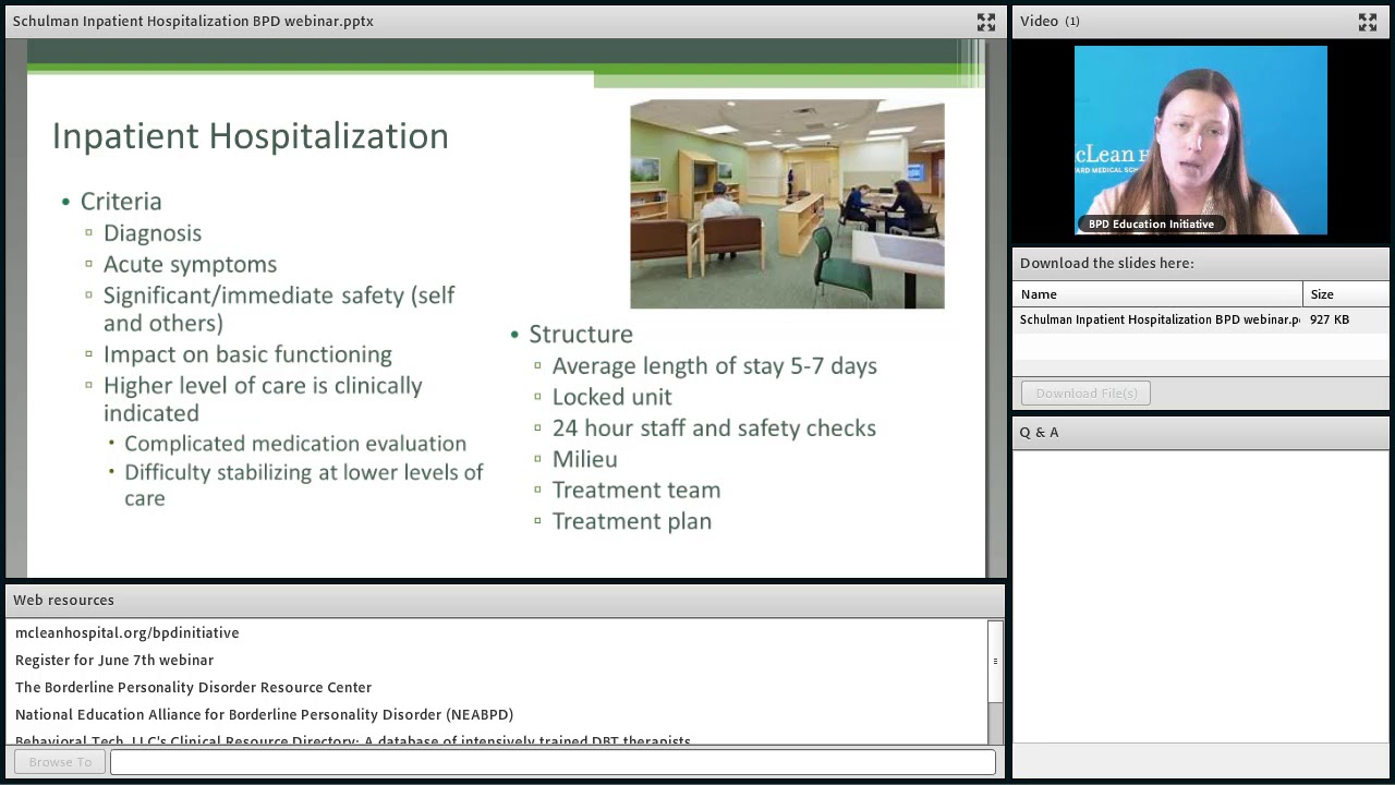 Free Civil Rights Webinar At 3pm 927 >> Inpatient Hospitalizations Providing A Crash Course In Treatment For Borderline Personality Disorde Free Civil Rights Webinar At 3pm 927 >> Inpatient Hospitalizations Providing A Crash Course In Treatment For Borderline Personality Disorde