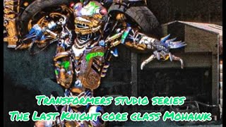Transformers Studio Series The Last Knight core class Decepticon Mohawk 4K video review
