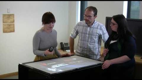 NFC based Mobile Interaction with Interactive Table