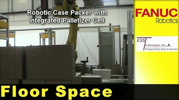 FANUC M-710iA Case Packs and Palletizes Cases - FANUC Robotics Industrial Automation