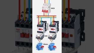 Motor reverse forward#short  #shorts #youtubeshorts #electrical #mcb