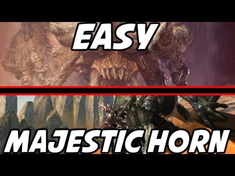 How To Get The Majestic Horn Easy Everytime Guide Monster Hunter World (MHW)