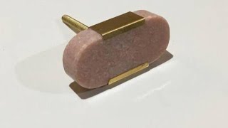 Celebrity Hand made brass and Marble Knobs For Cabinet drawer 1PC Wealth