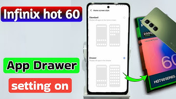 Infinix Hot 60  App Drawer Setting Kaise On Kare | How To App Drawer Setting On Infinix Hot 60 5g