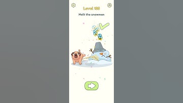 Dop 2 level 133/ delete one part/help the snow / #youtubeshorts #gameplay #shortfeeds #shorts