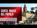 Santa Maria del Popolo - Dan Brown Angles and Demons path of illumination first step