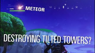 Actual Meteor Spotted Destroying Tilted Towers? Fortnite Battle Royale