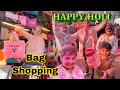 Designer bag shopping  holi festival in netherlands 