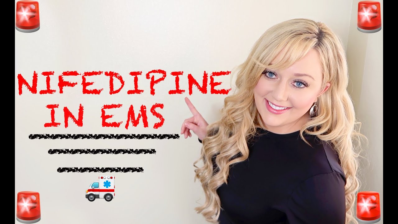 EMT/Paramedic Medication Notecards || Nifedipine